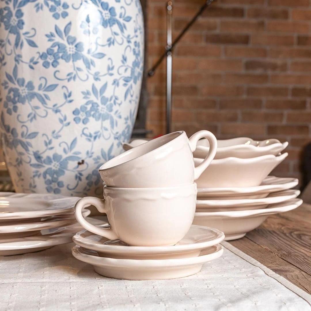 Чашка для кофе с блюдцем Carla