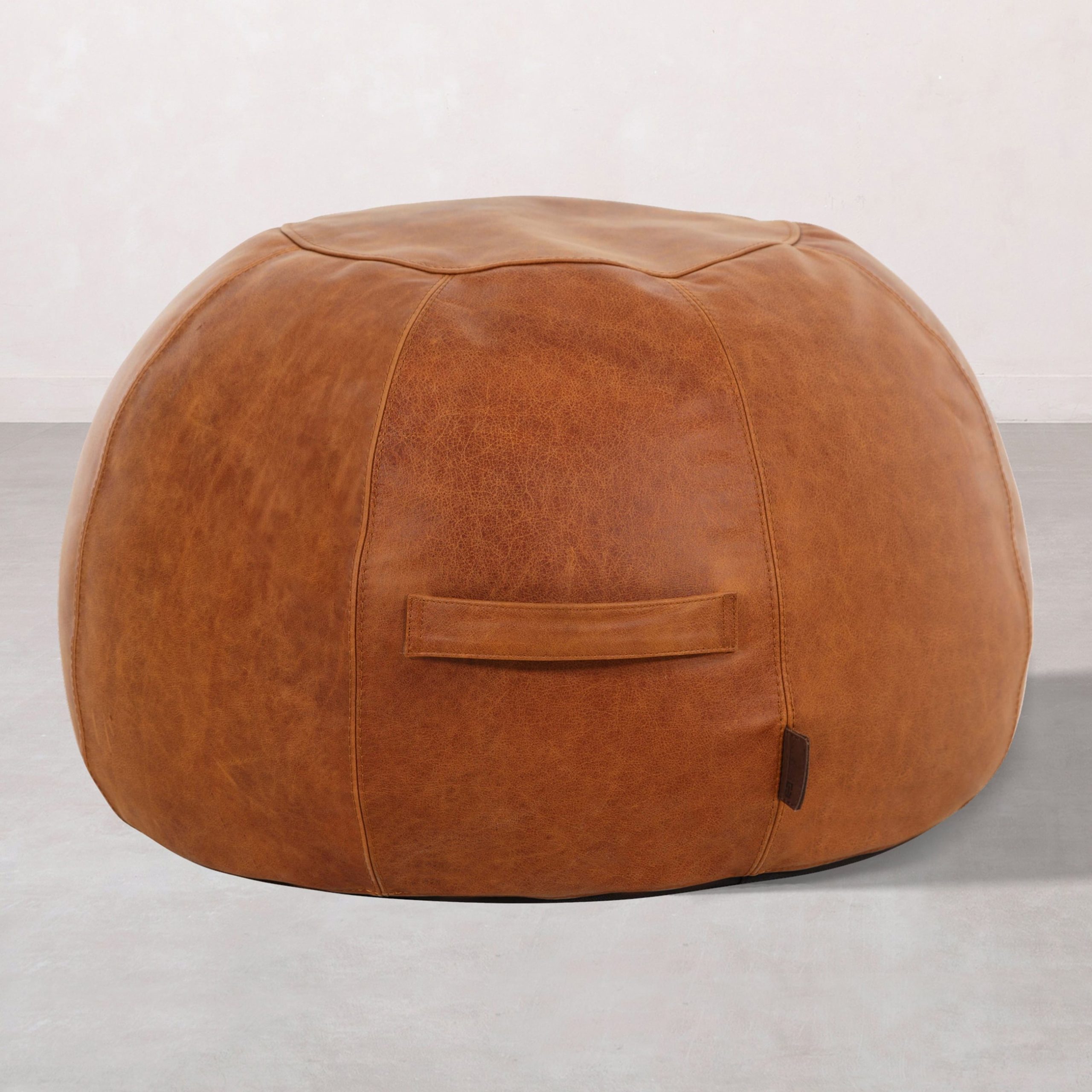 Кожаный пуф Taboo, коричневый