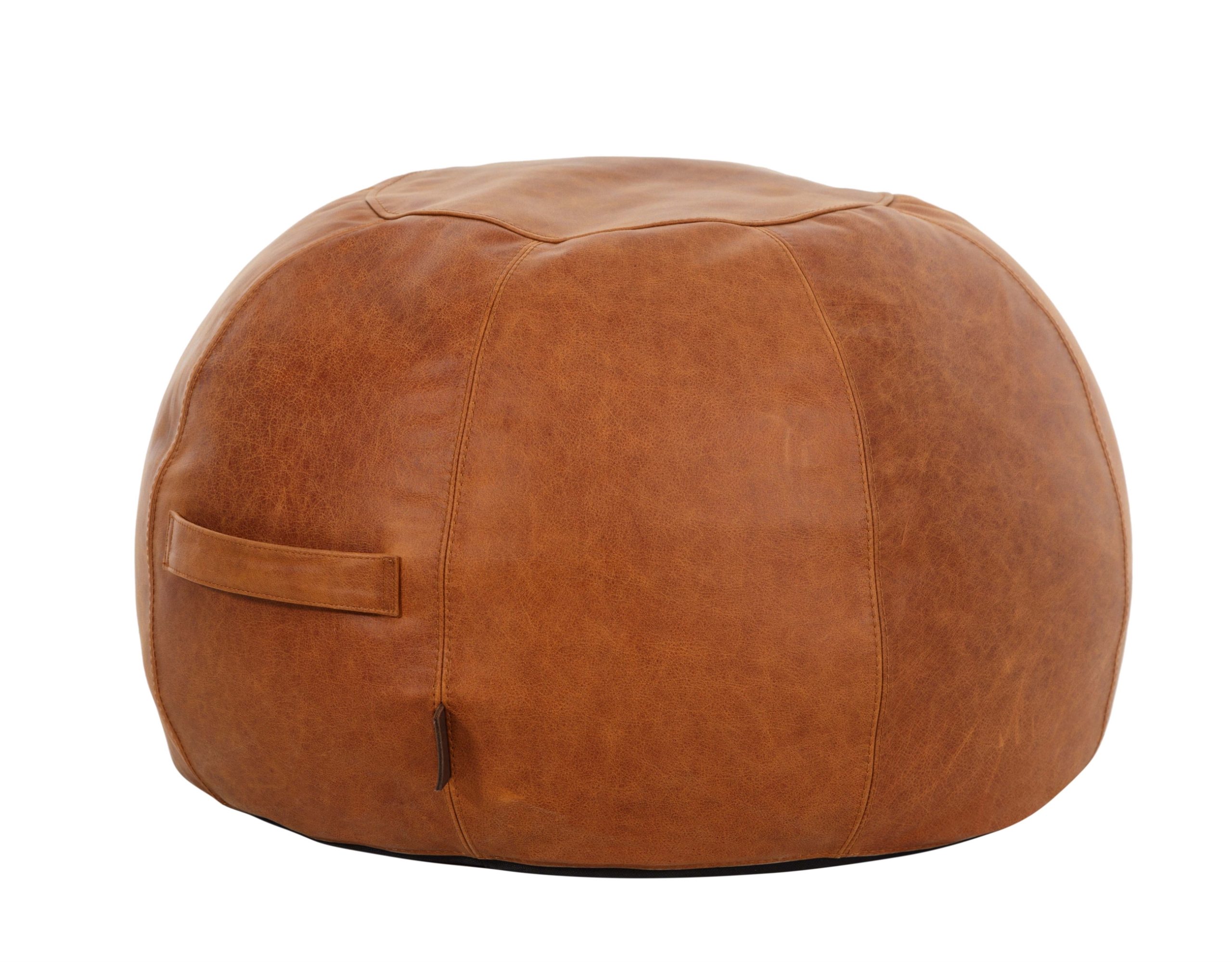 Кожаный пуф Taboo, коричневый