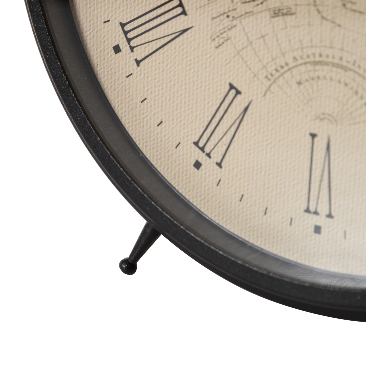 b35d2aef-b4c7-49f4-aa5b-1e0de2d4ee53 Настольные металлические часы Map