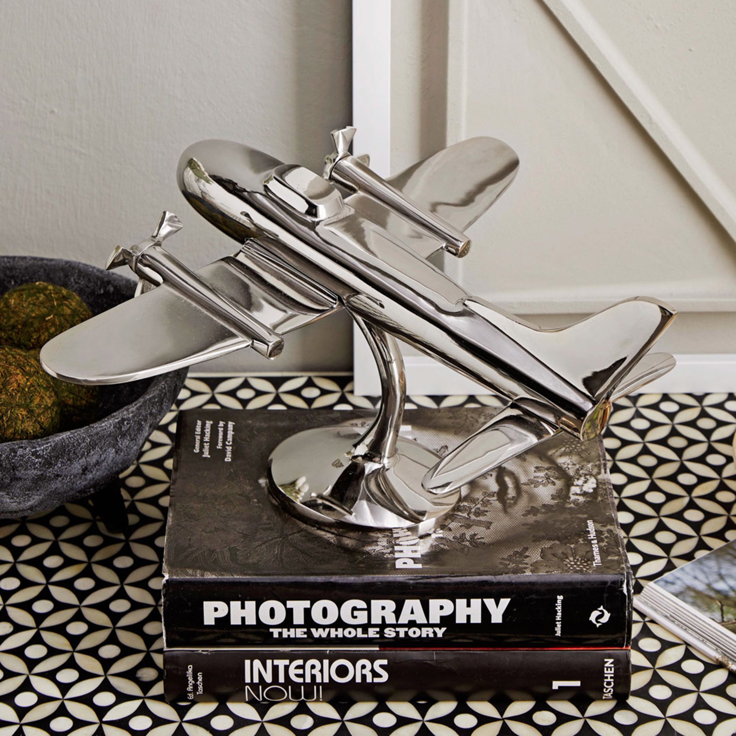 Декоративная фигурка самолета Vegas / Библо 22X21CM