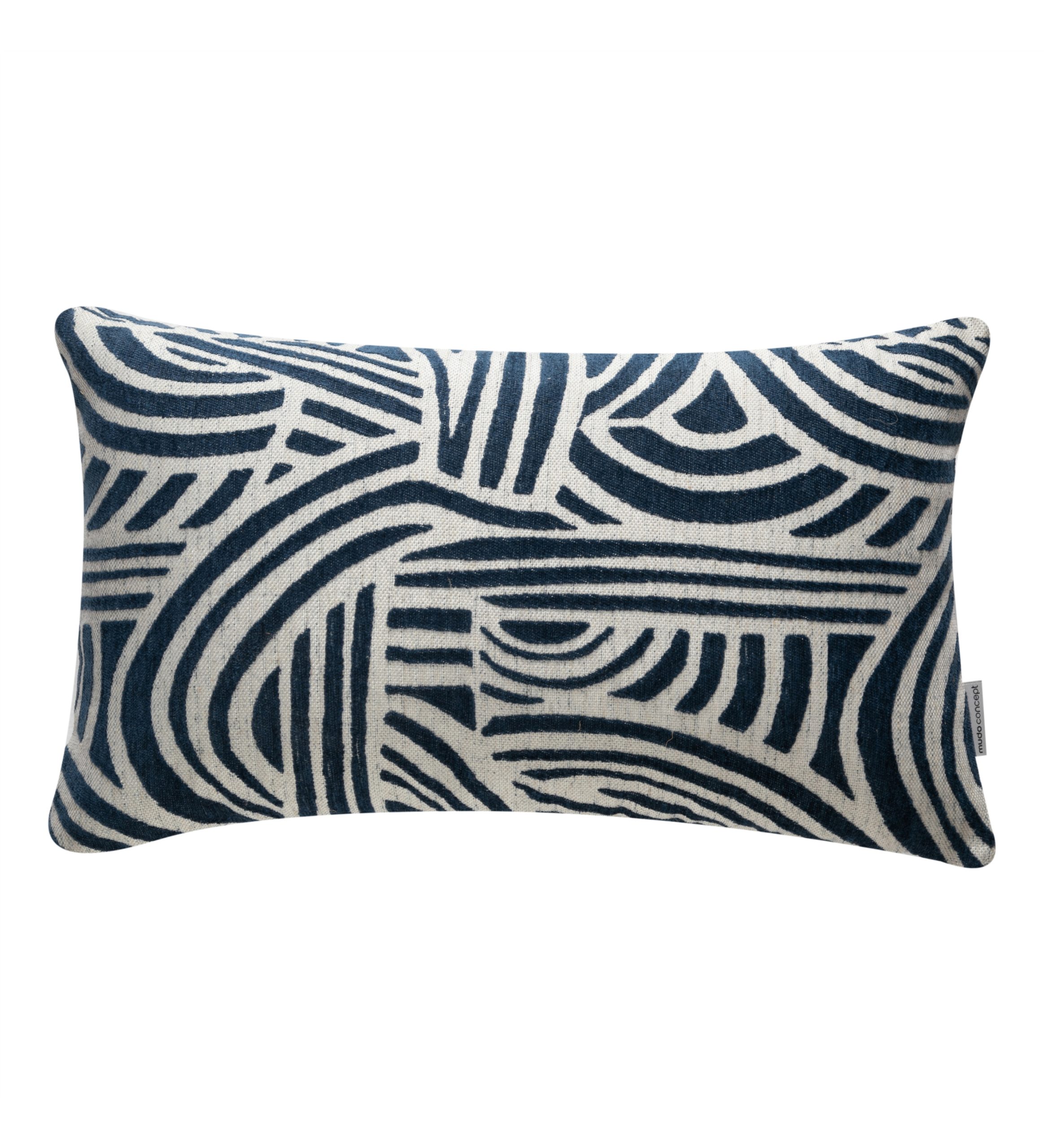 Подушка ALBA WAVE, темно-синяя, 30x50