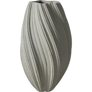 Ваза спиральной формы, бежевая