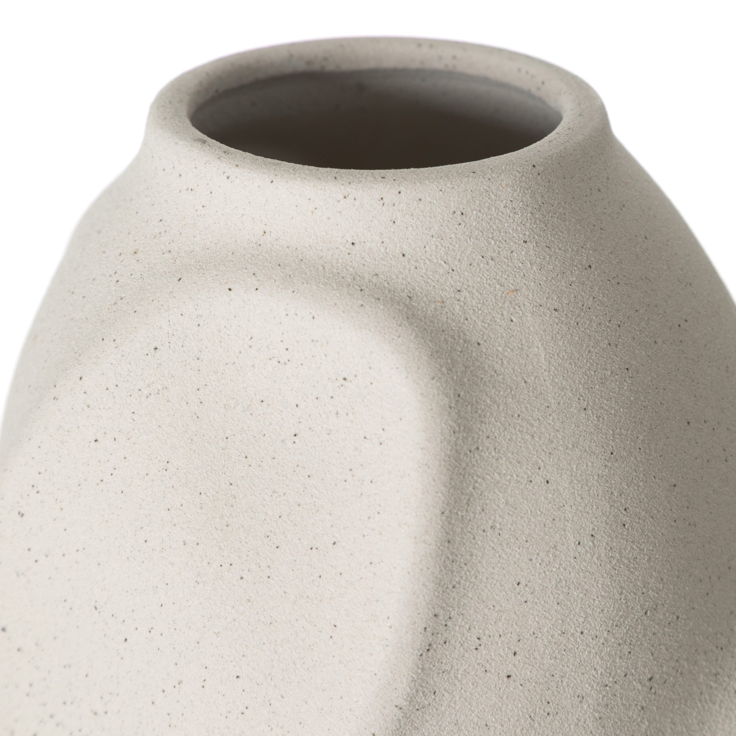 Гладкая керамическая ваза 17х23 см