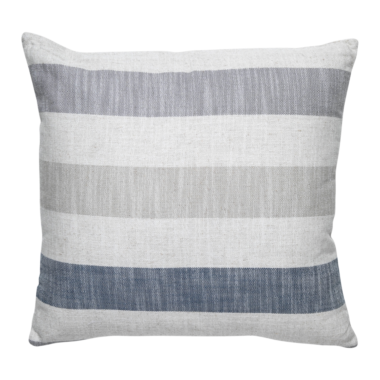 Подушка ALBA в смелую полоску, темно-синяя, 45x45 см