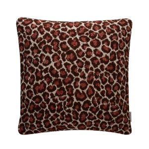 Подушка Leona, красновато-коричневая, 45х45 см