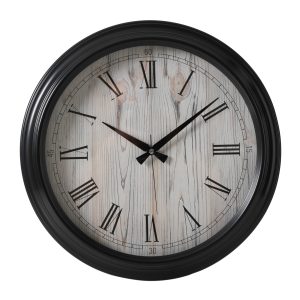 Настенные часы Lisbon, черные, 46 см