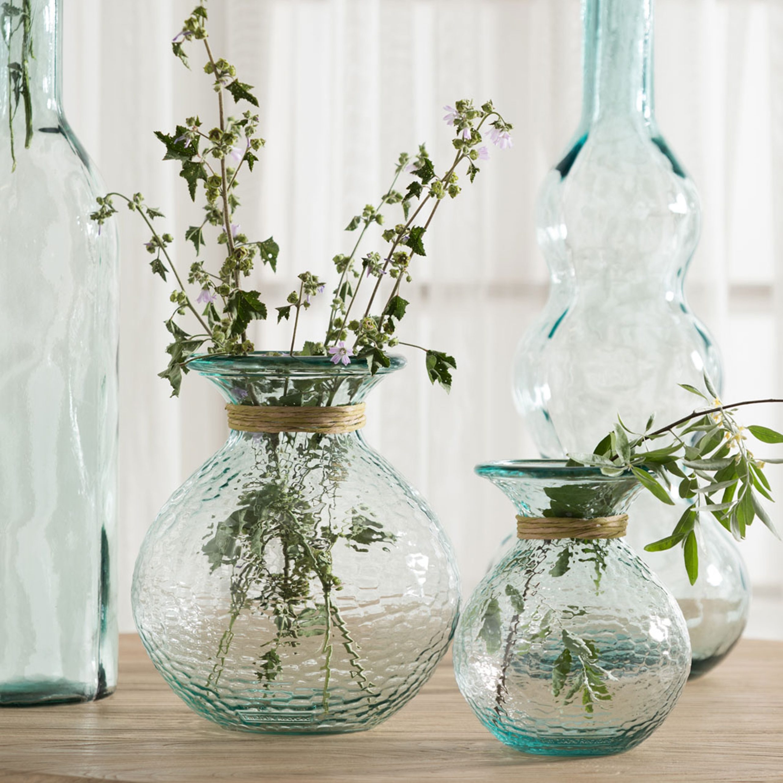 Стеклянная ваза Velmara, 33 см