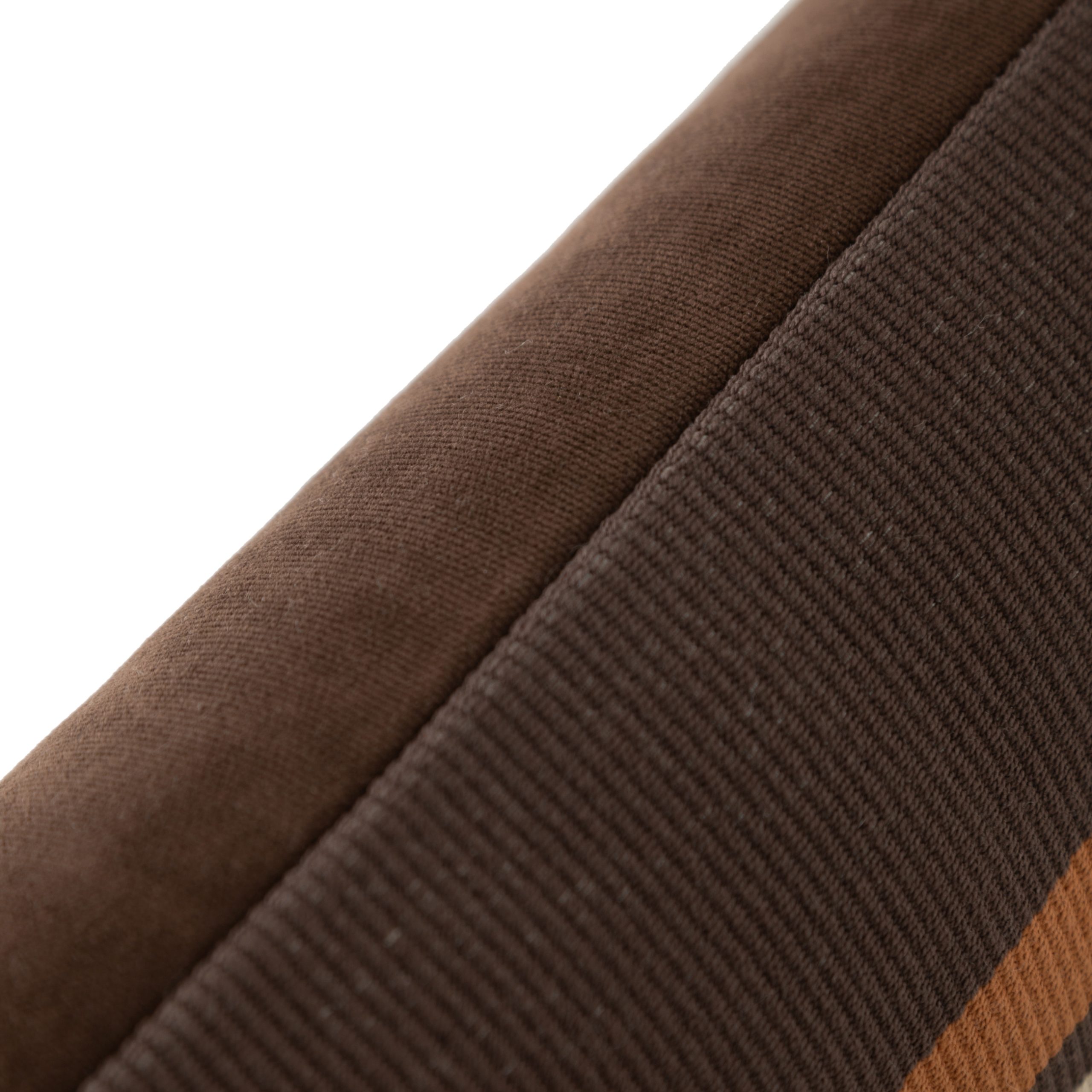 Кофейная подушка TERA в полоску 30x50