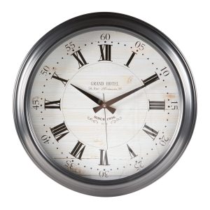 Настенные часы Grand Hotel, черные, 46 см