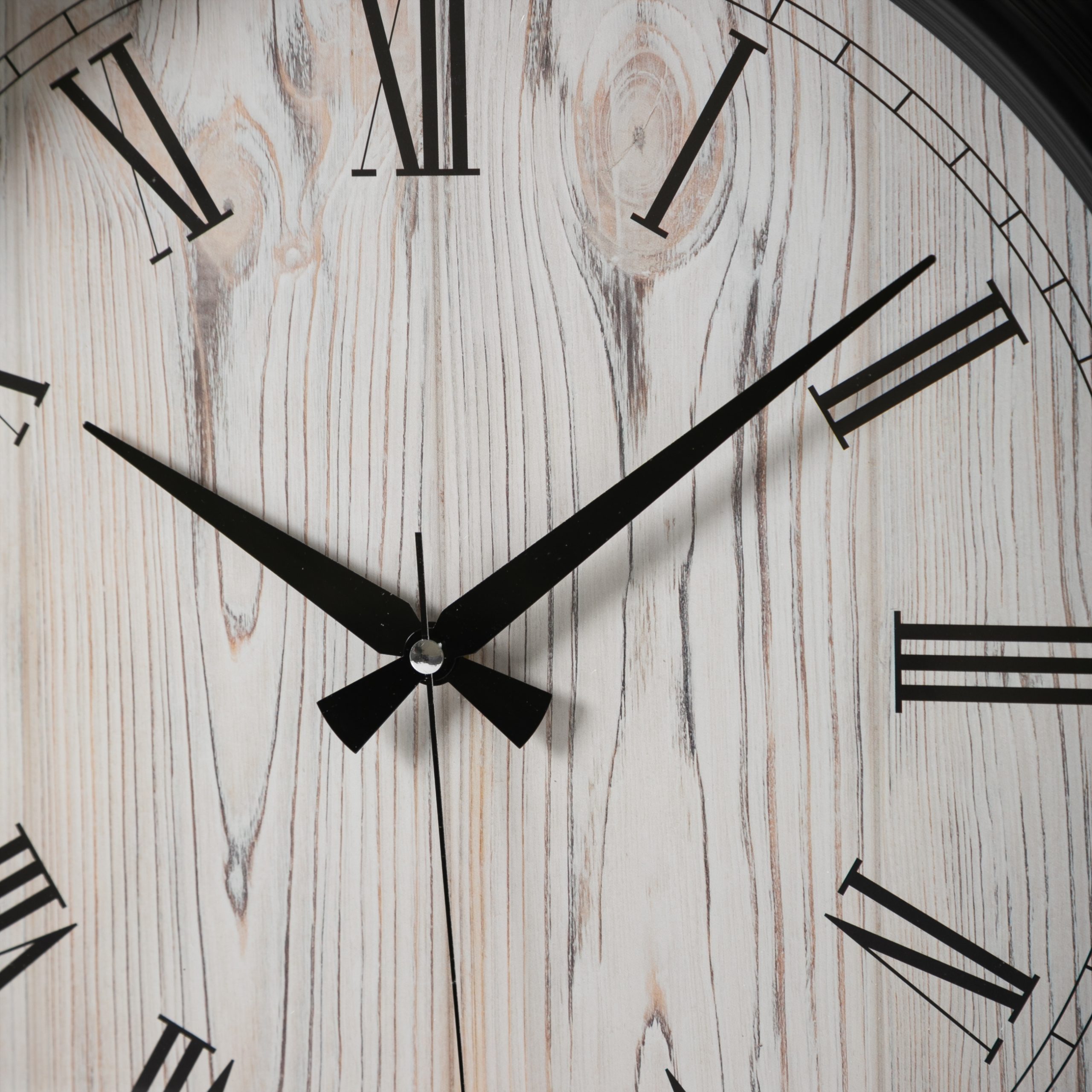 Настенные часы Lisbon, черные, 46 см