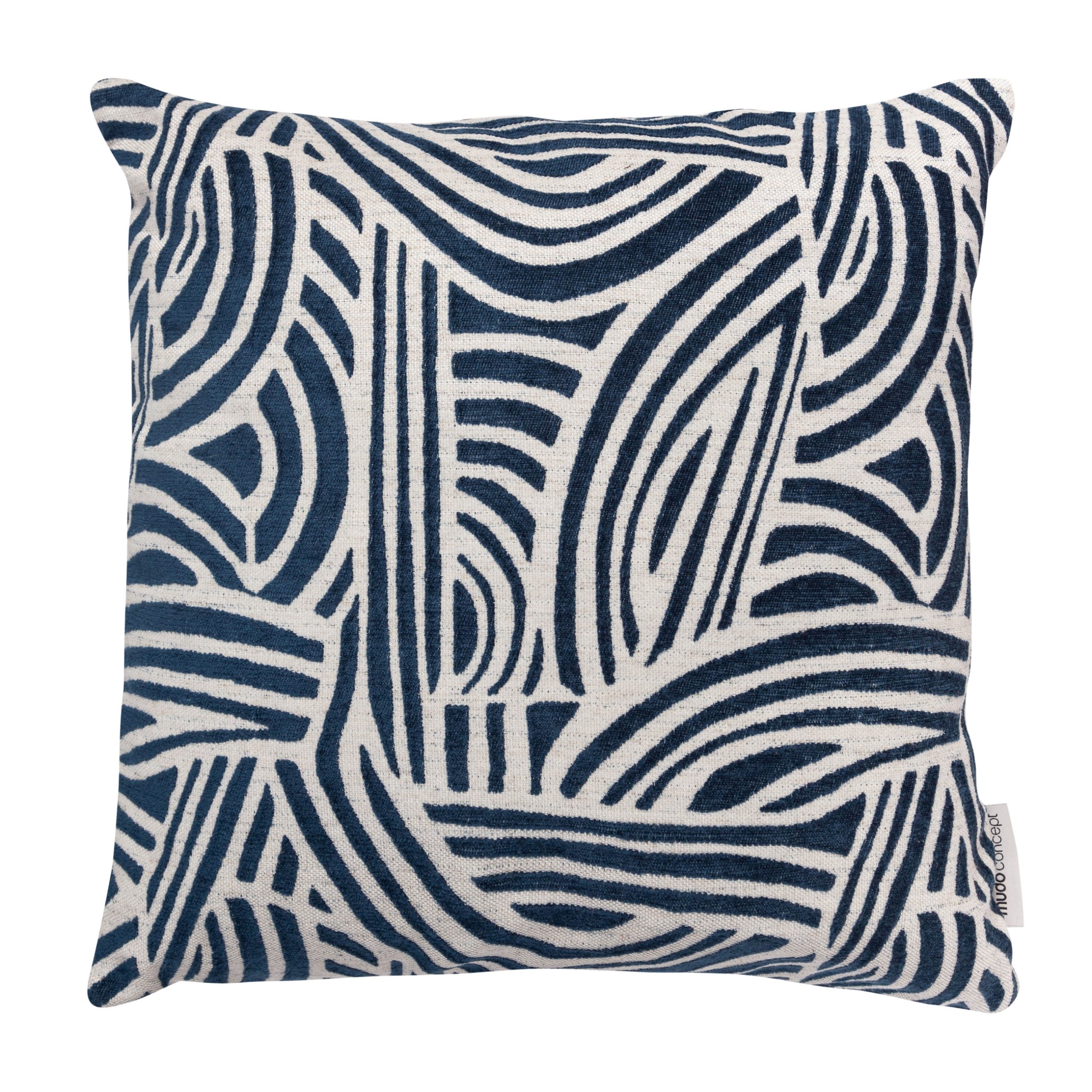 Подушка ALBA WAVE, темно-синяя, 50x50 см