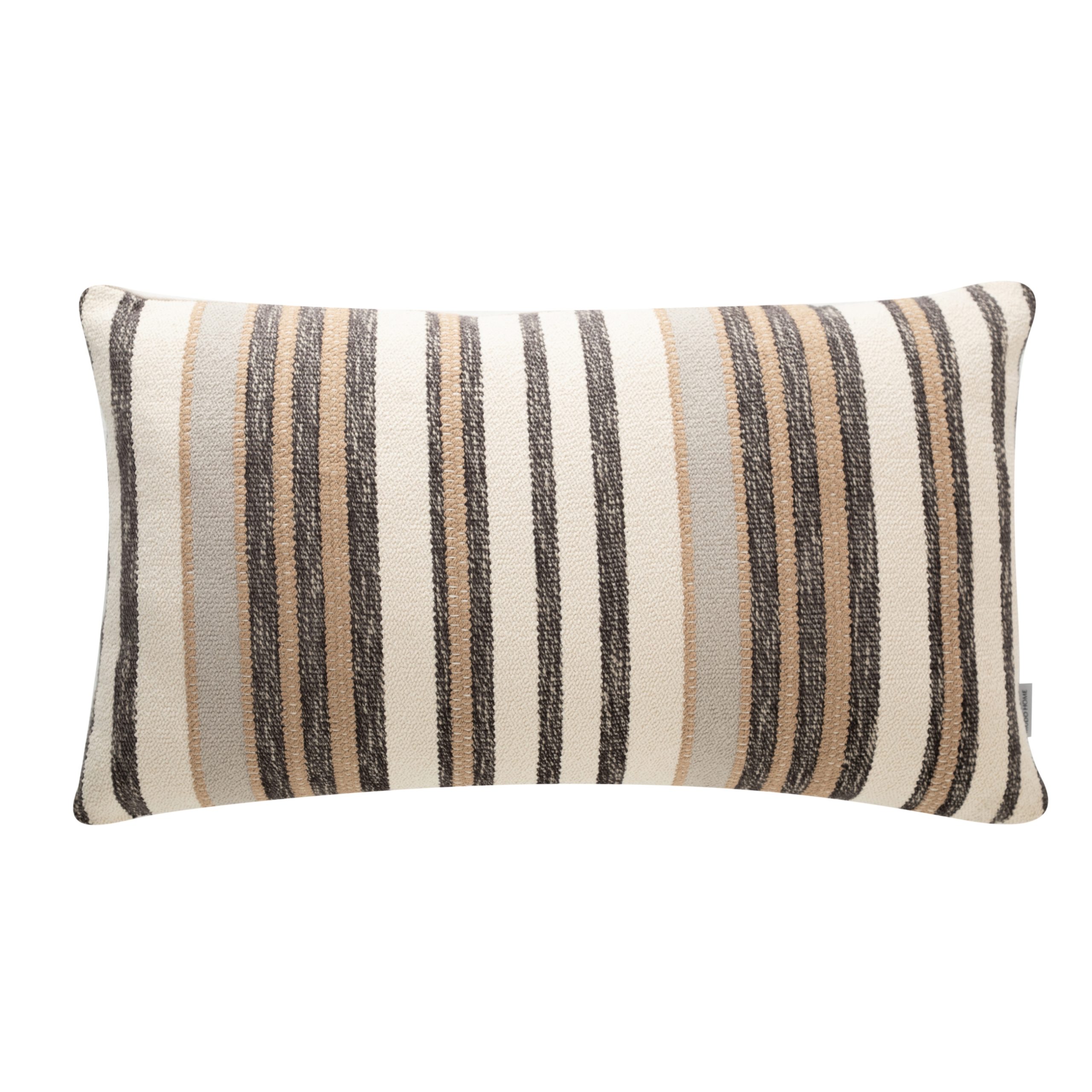 Подушка в полоску эва, экру, 40x70