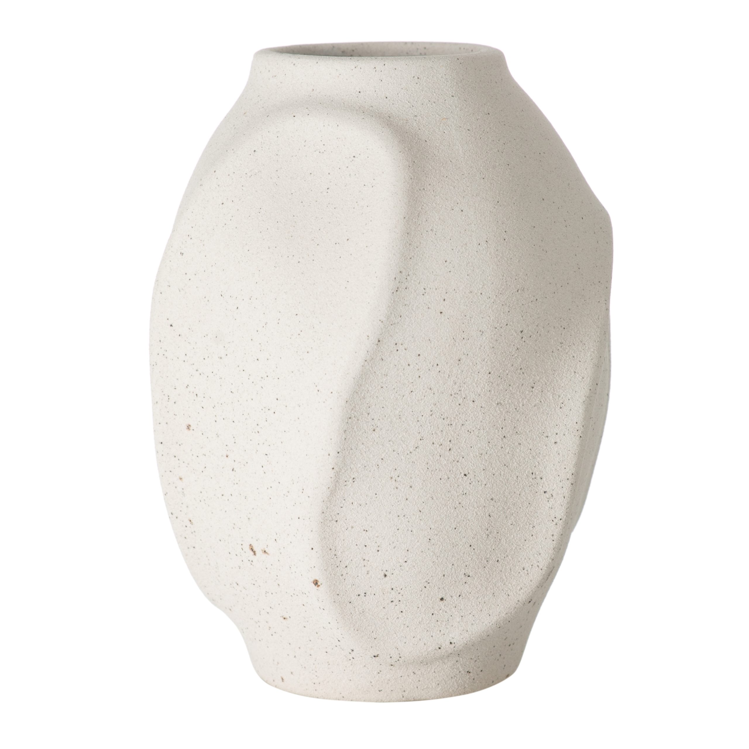 Гладкая керамическая ваза 17х23 см