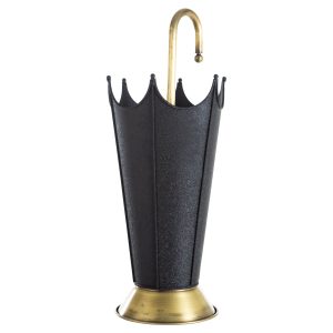 Подставка для зонтов, чёрно-золотая
