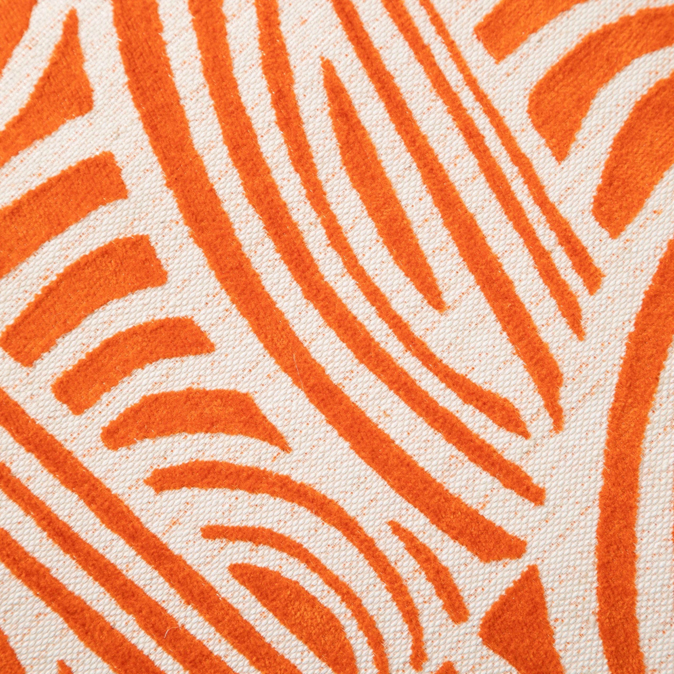 Подушка ALBA WAVE оранжевая, 50x50