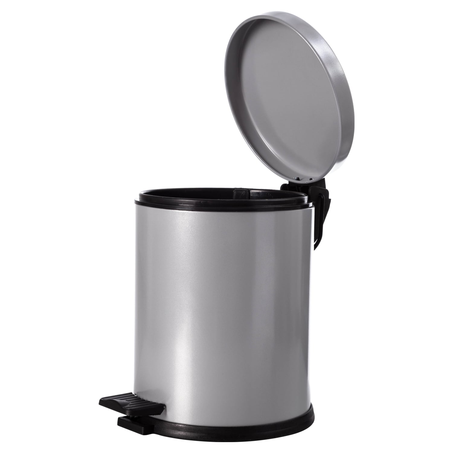 Мусорное ведро объемом 5 л, серое