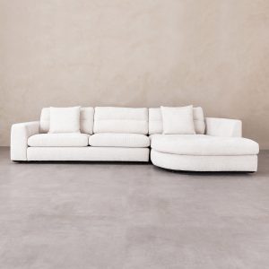 Левое сиденье breda L-образной формы, натуральное