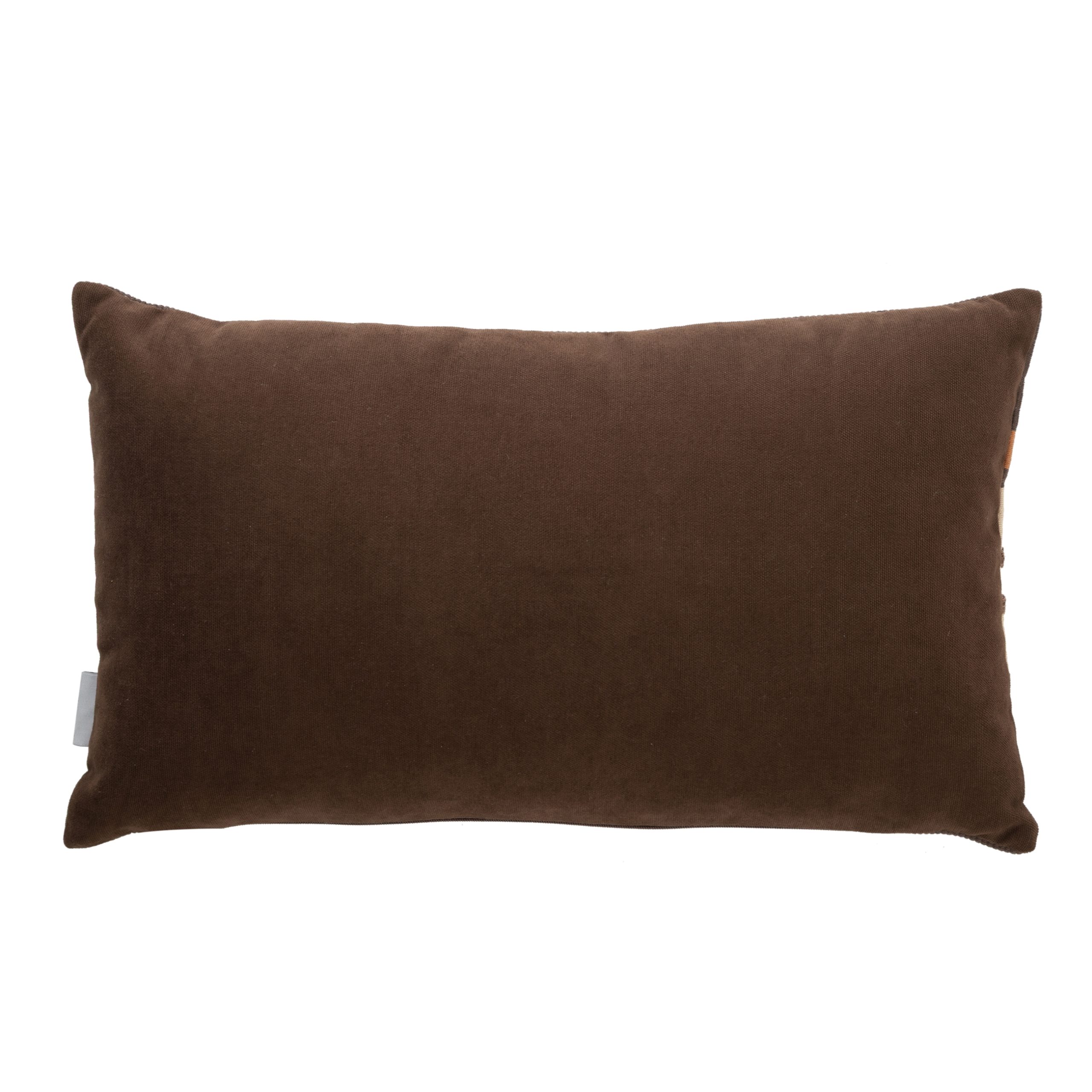 Кофейная подушка TERA в полоску 30x50