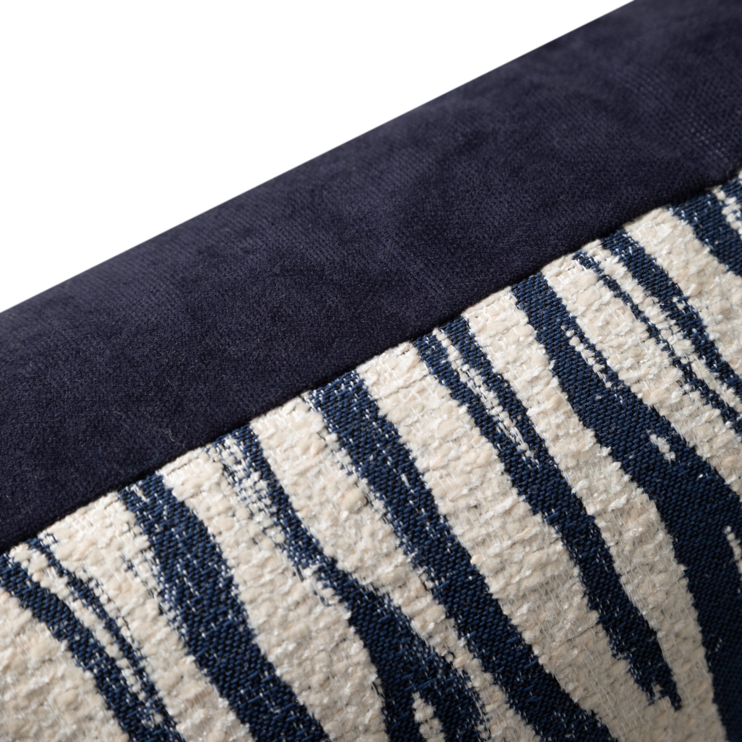 Подушка ALICE WAVY, темно-синяя, 30x50 см