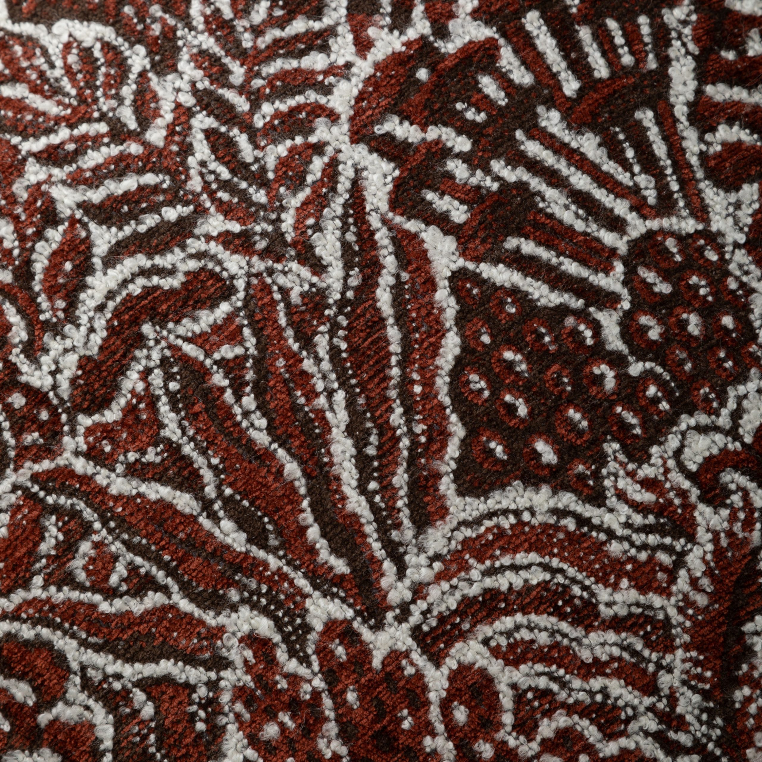 Подушка Polly, красно-коричневая, 50х50