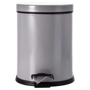 Мусорное ведро объемом 5 л, серое