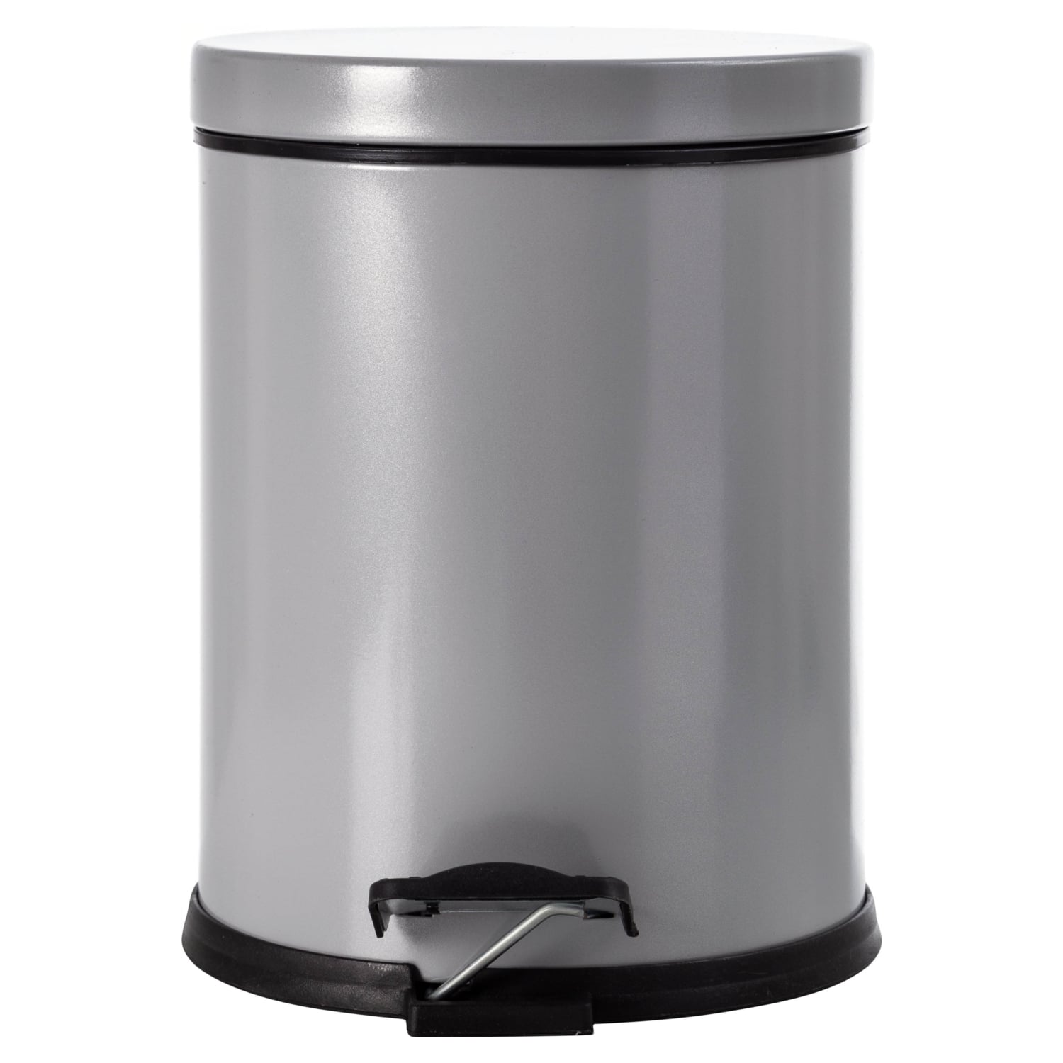 Мусорное ведро объемом 5 л, серое