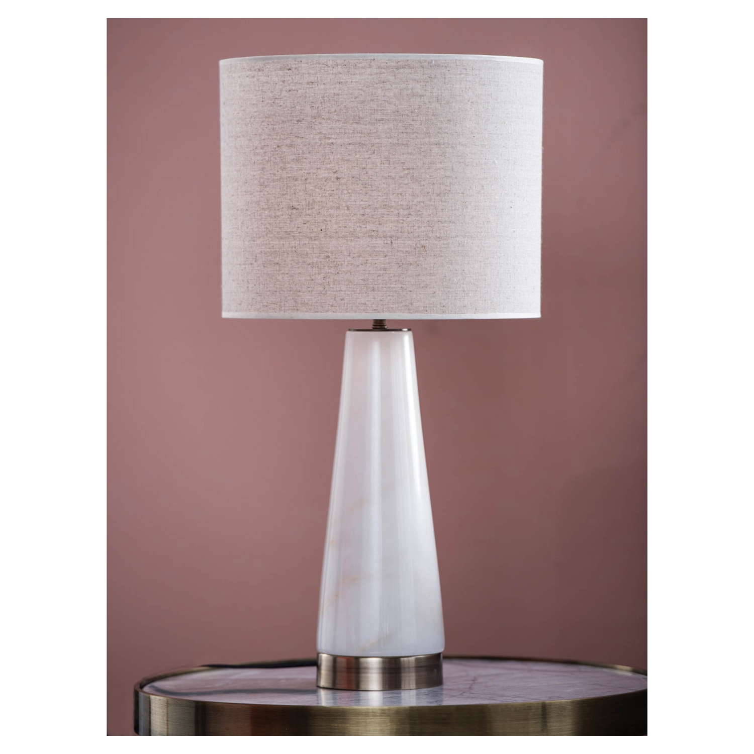 Настольная лампа Paula, мраморная